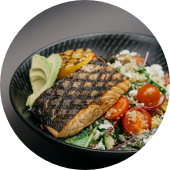 Japanese saumon dish